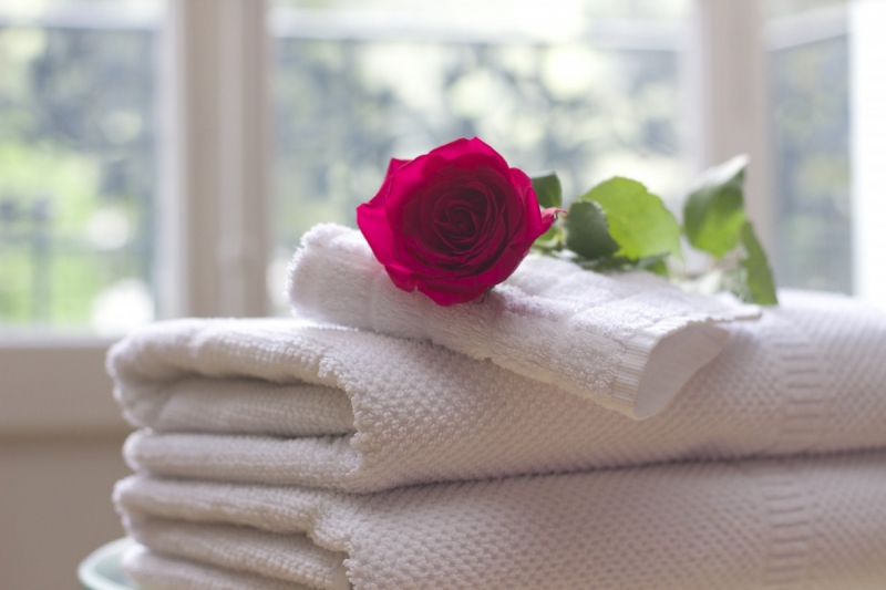 chambre-hote-TOURRETTES SUR LOUP-min_towel_rose_clean_care_salon_spa_white_bath-731641